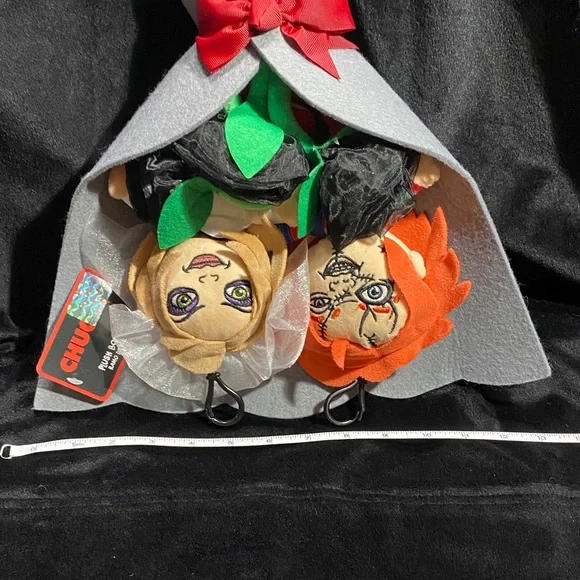 Chucky and Tiffany Plush Bouquet - Picture 12 of 12